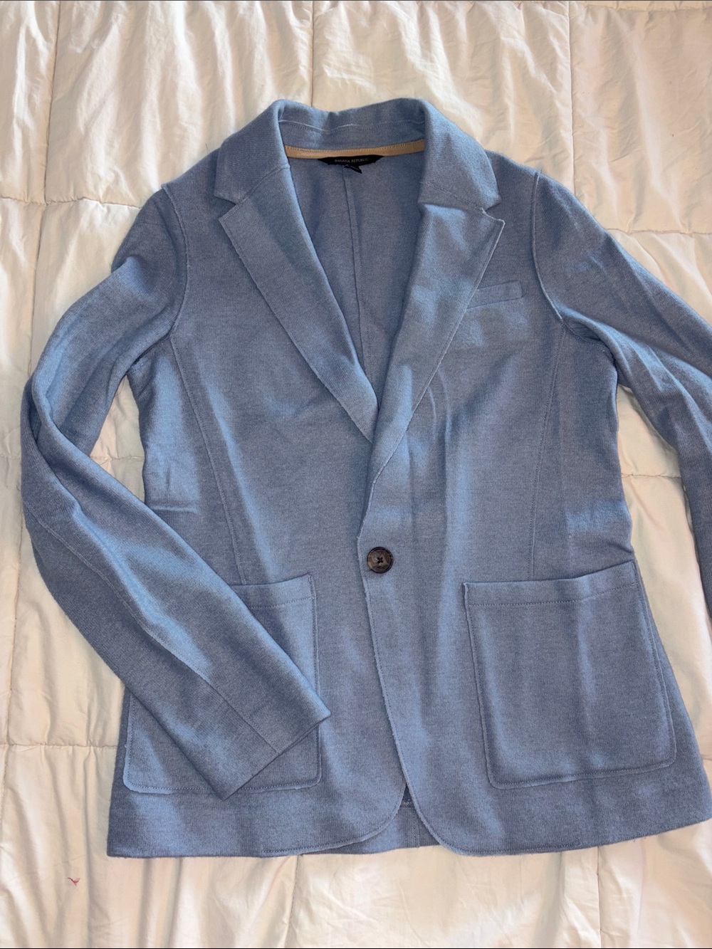 Banana republic women’s Knit wool Blazer - Classic Single-Button size 2
